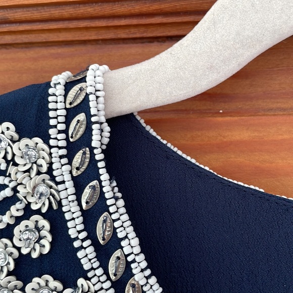 French Connection beaded Bex dress - Picture 3 of 7